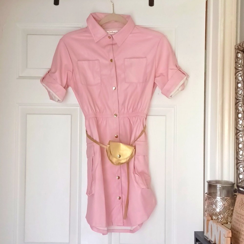 Chillipop Pink Girls New Dress with purse
